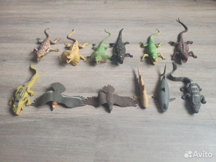 Резиновые игрушки животных