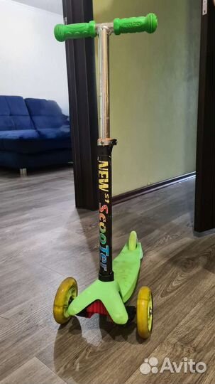 Самокат детский трехколесный бу
