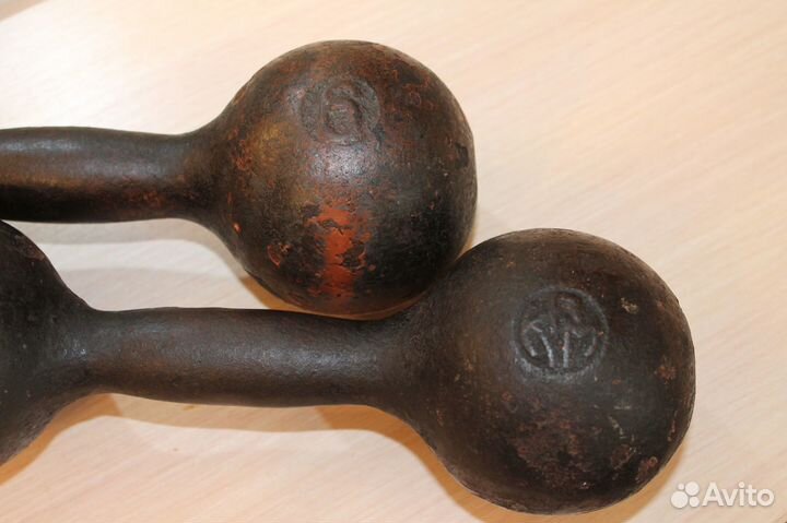 Гантели 6кг СССР (2шт)