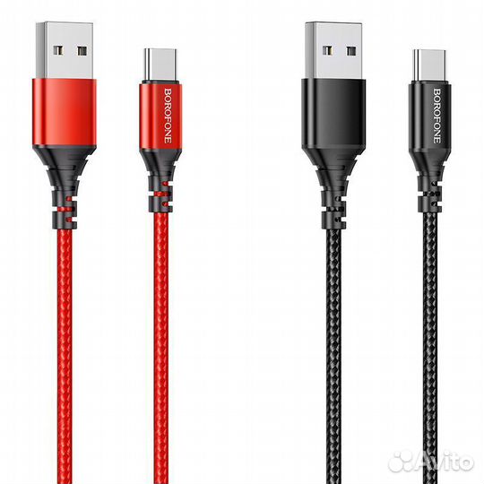 Кабель USB borofone BX54 Ultra bright, USB - Type