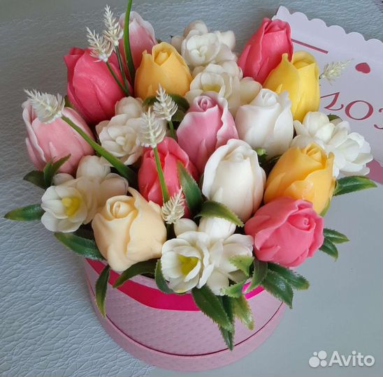 Букет из мыла