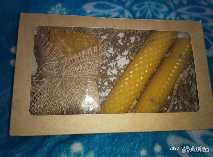 Декоративный камин и набор со свечами