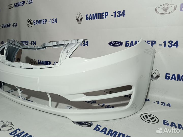 Бампер передний kia rio 3 рестайлинг белый PGU