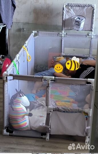 Большой детский манеж бу