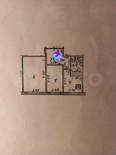 2-к. квартира, 37,7 м², 1/5 эт.