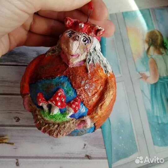 Коллекционная игрушка на ёлку Баба Яга