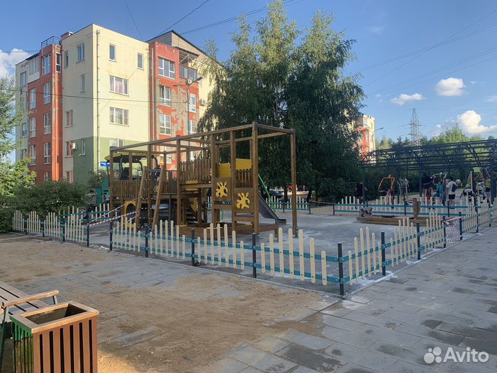 Монтаж маф детских спортивных площадок