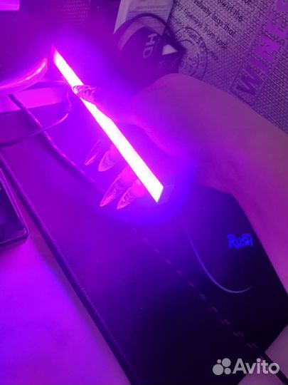 RGB светильники фиолетовые USB 5V