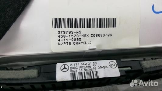 Фонарь освещения салона mercedes benz M-class W164