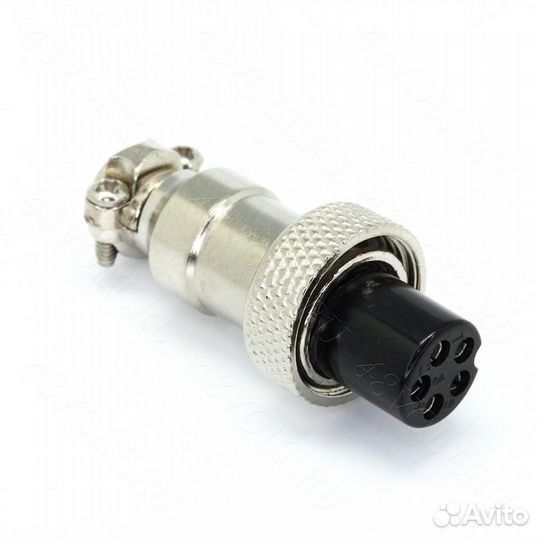 Разъем GX16 мама 5PIN 15A