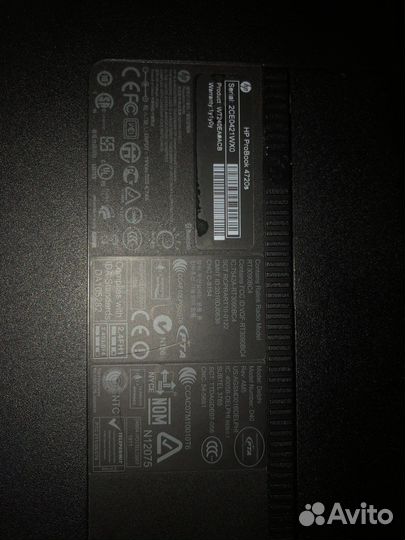 Ноутбук hp probook 4720s