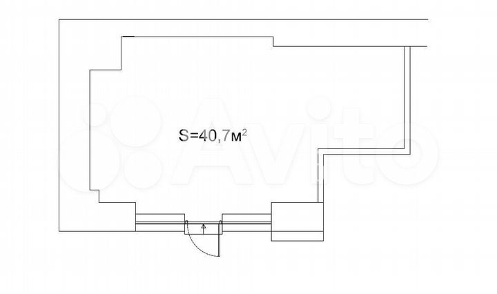 Сдам торговое помещение, 41 м²