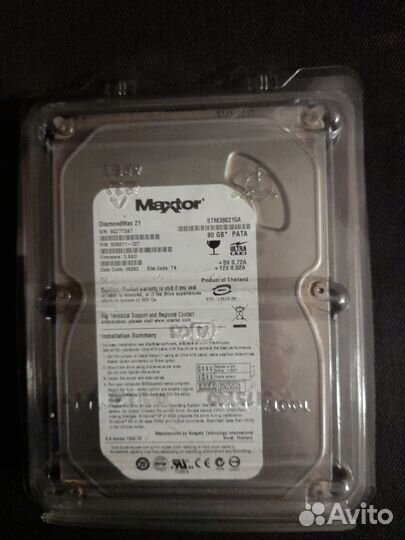 Жесткий диск Maxtor 80 Гб (PATA, IDE)