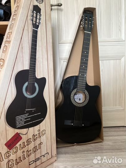 Акустическая гитара новая