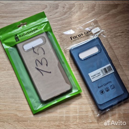 Защитная плёнка + чехлы для Samsung Galaxy S10+