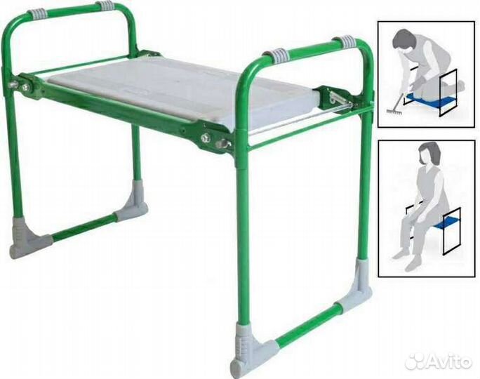 Складная скамейка перевёртыш садовая