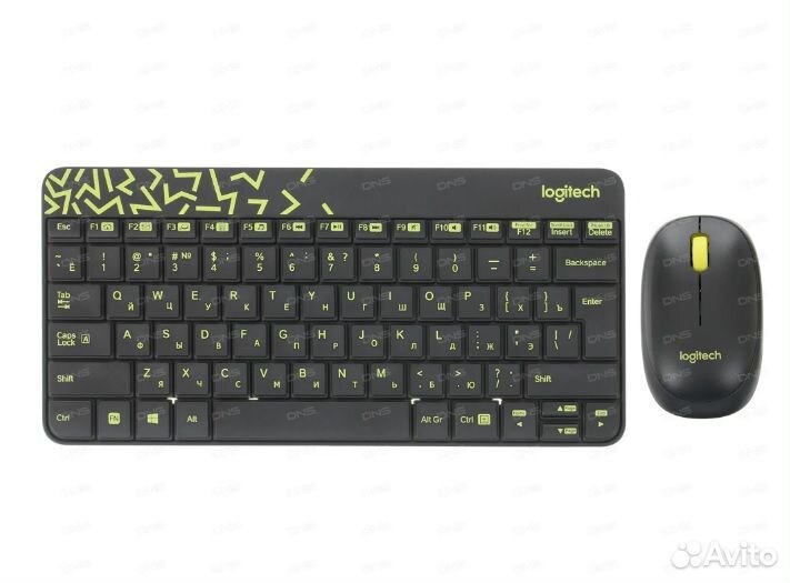 Клавиатура+мышь беспроводная Logitech MK240 Nano