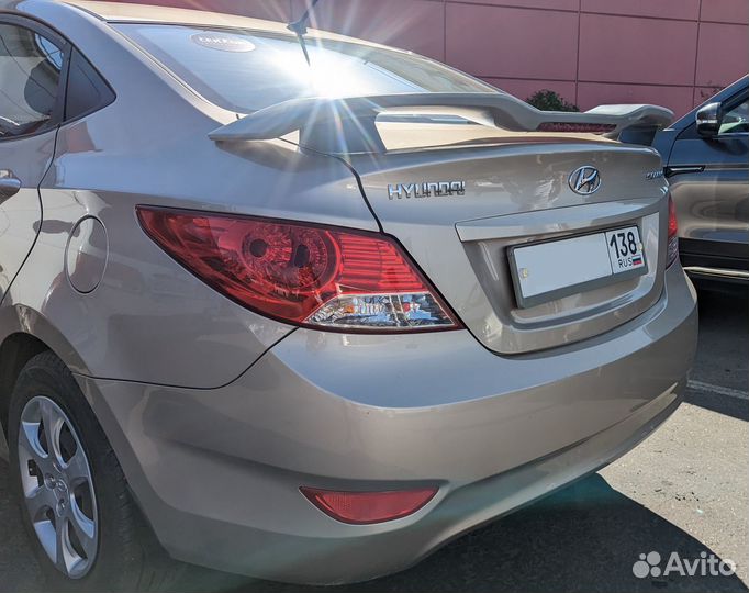 Спойлер Hyundai Solaris