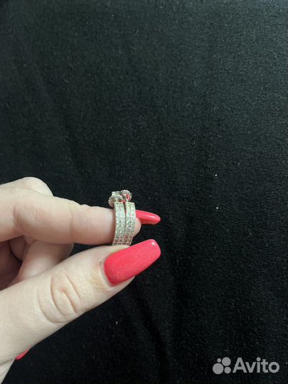 Серьги серебрянные с фианитами Sunlight