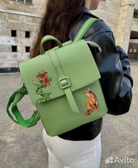 Роспись искусственной/натуральной кожи