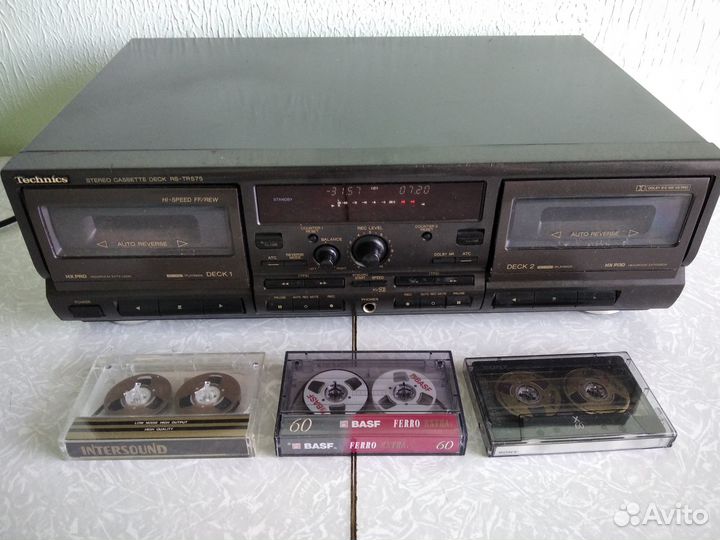 Дека 2-х кассетная Technics RS-TR575,реверс,Japan