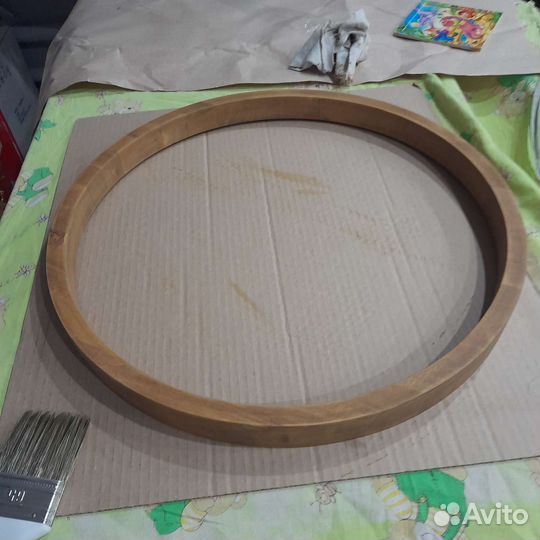 Круглая рама дерево