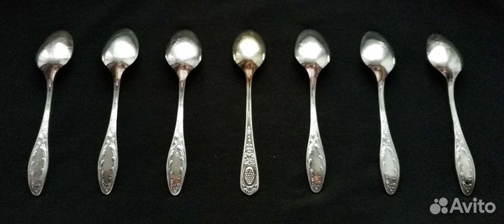 Чайные ложки. Мельхиор. Кольчугинский завод