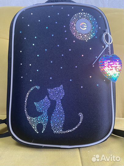 Рюкзак школьный для девочки grizzly новый
