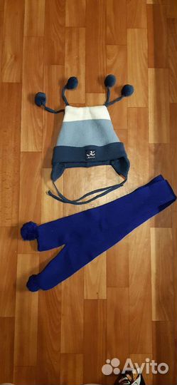 Шарф и шапка акрил 50-54 см