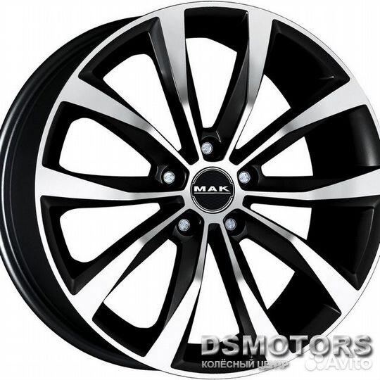 Диски Wolf 7.5/17 5x100 ET48 d56.1 black mirror