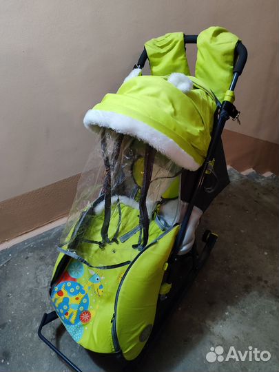 Коляска санки nika 7-2