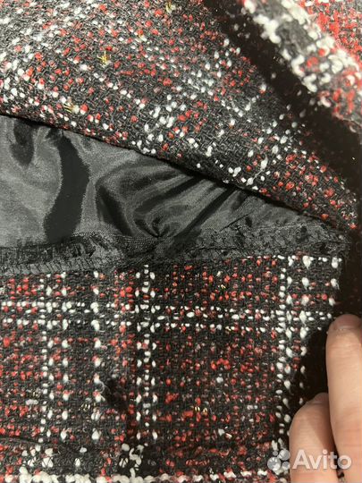 Юбка твидовая