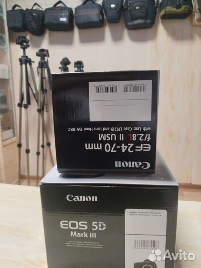 Canon 5d mark iii +24-70mm f2.8 l II Новый