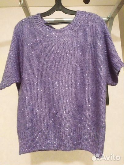 Свитер с коротким рукавом