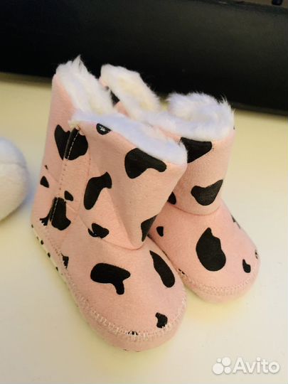 Сапожки детские для девочки новорожденной