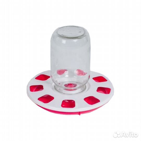 Поилка для птицы под пэт бутылку И ст. банку