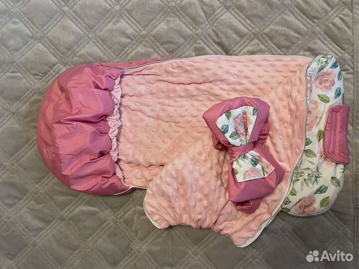 Конверт на выписку для девочки весна