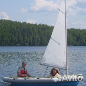 Парус для надувной лодки. Чертежи и изготовление.