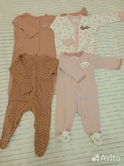Брендовые вещи пакетом для девочки до 6 месяцев