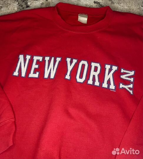 Винтажный свитшот New York