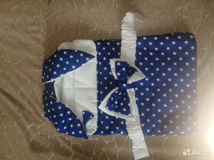 Конверт на выписку для мальчика весна осень