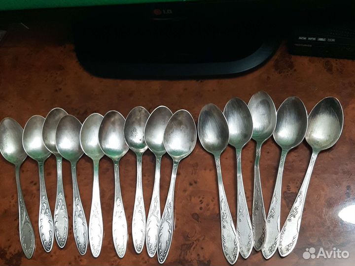 Мелхиоровие ложки СССР. позолота