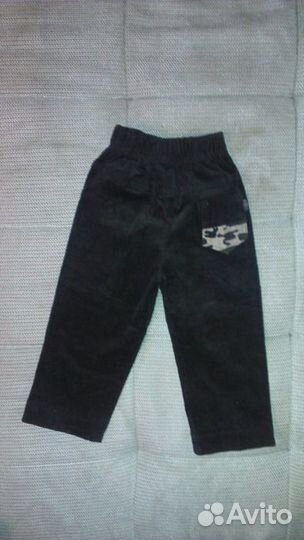 Брюки вельветовые и джинсовка на 2-3 года