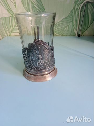 Подстаканник мельхиор СССР и граненый стакан купить в Москве | Товары ...