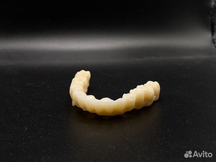 Изготовление анатомической коронки из 3D диоксида