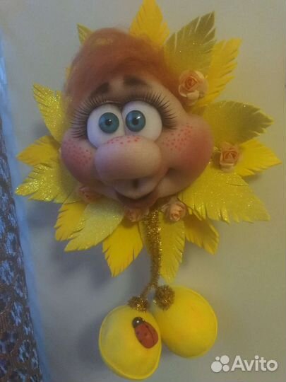 Кукла ручной работы из капрона