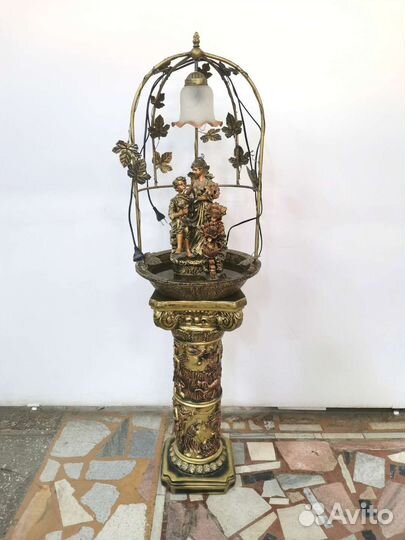 Светильник Фонтан Декоративный Пластик Железо