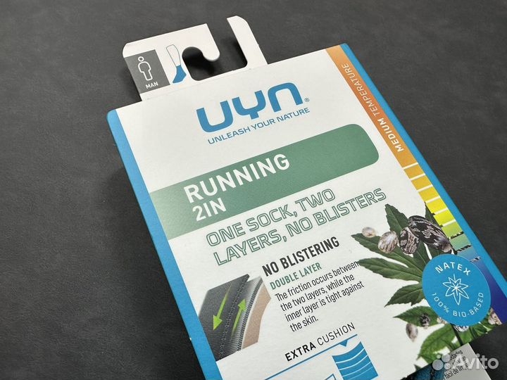 UYN 42-44 Оригинал Новые Беговые Носки