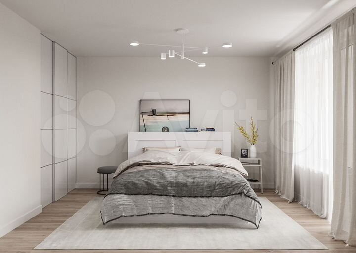 2-к. квартира, 63,5 м², 12/22 эт.