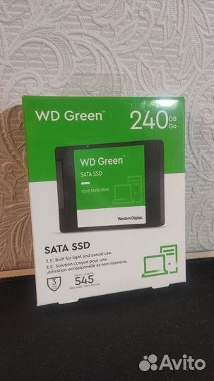 Ssd WD green 240 gb